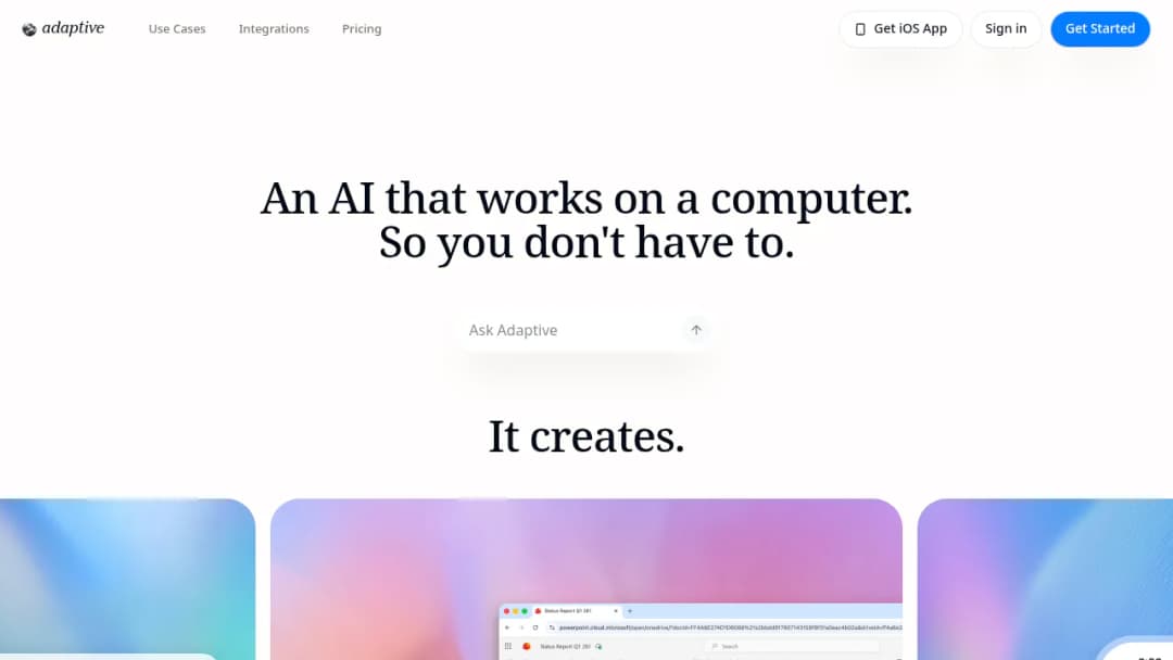 Adaptive screenshot