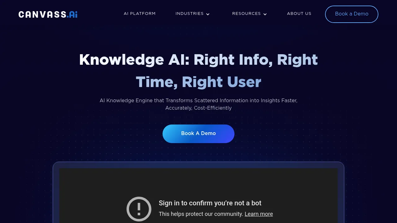 Canvass AI screenshot