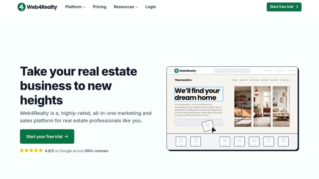 Web4Realty screenshot