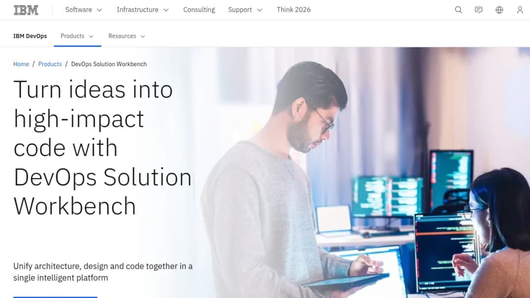IBM Devops Solution Workbench screenshot