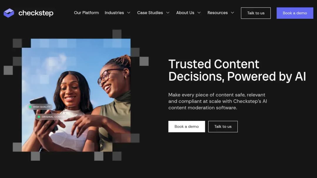 Checkstep screenshot