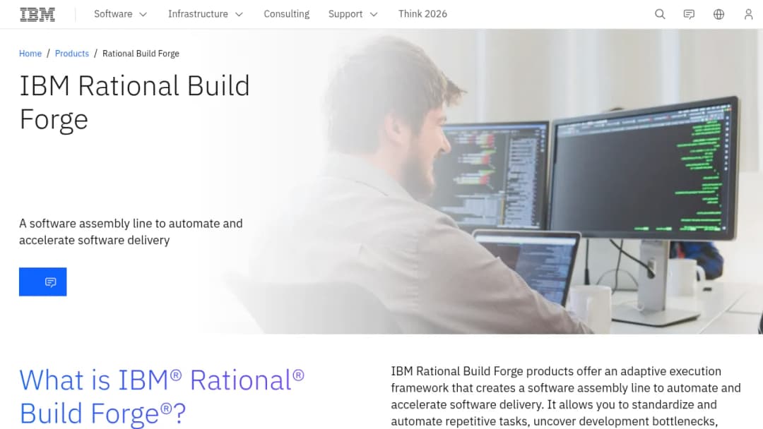 IBM Rational Build Forge screenshot