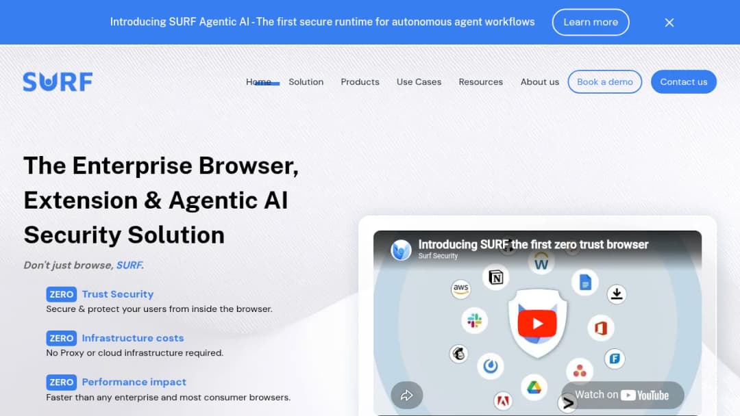 SURF SECURITY screenshot