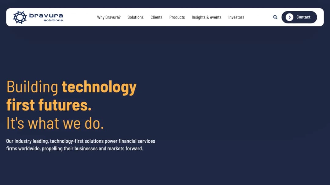 Bravura Solutions screenshot