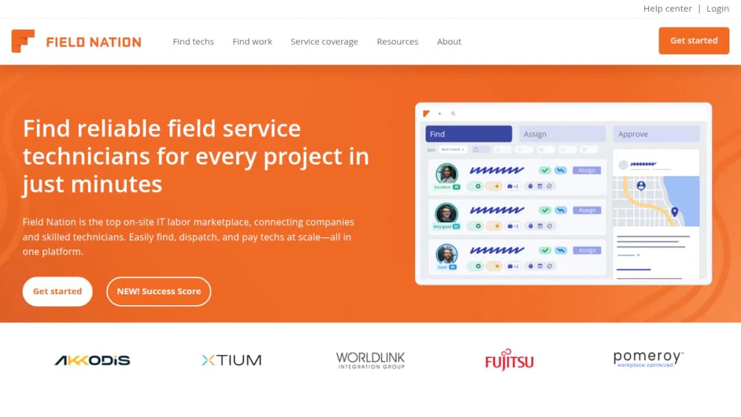 Field Nation screenshot