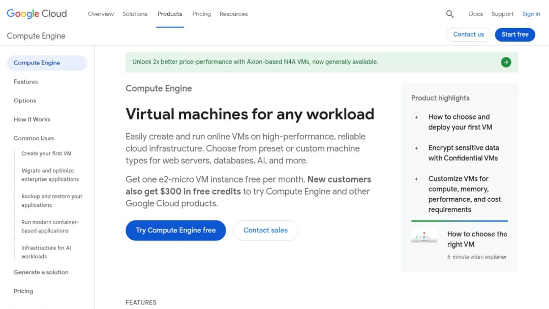 Compute screenshot