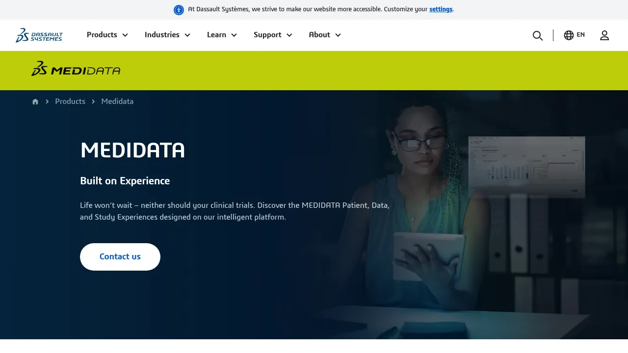 Dassault Systèmes MEDIDATA screenshot