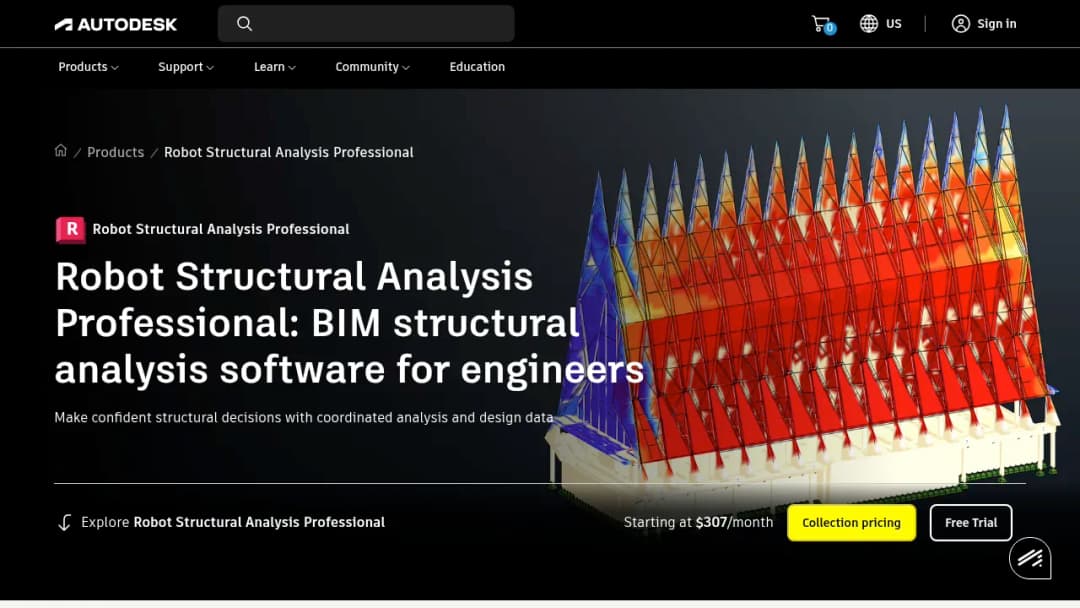 Autodesk Robot Structural Analysis Professional screenshot