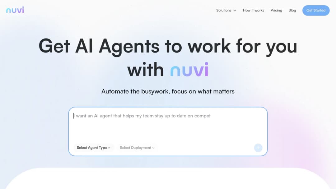 Nuvi screenshot