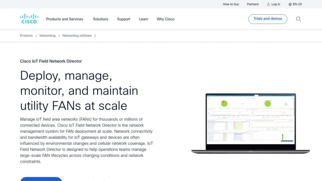 Cisco IoT Field Network Director screenshot