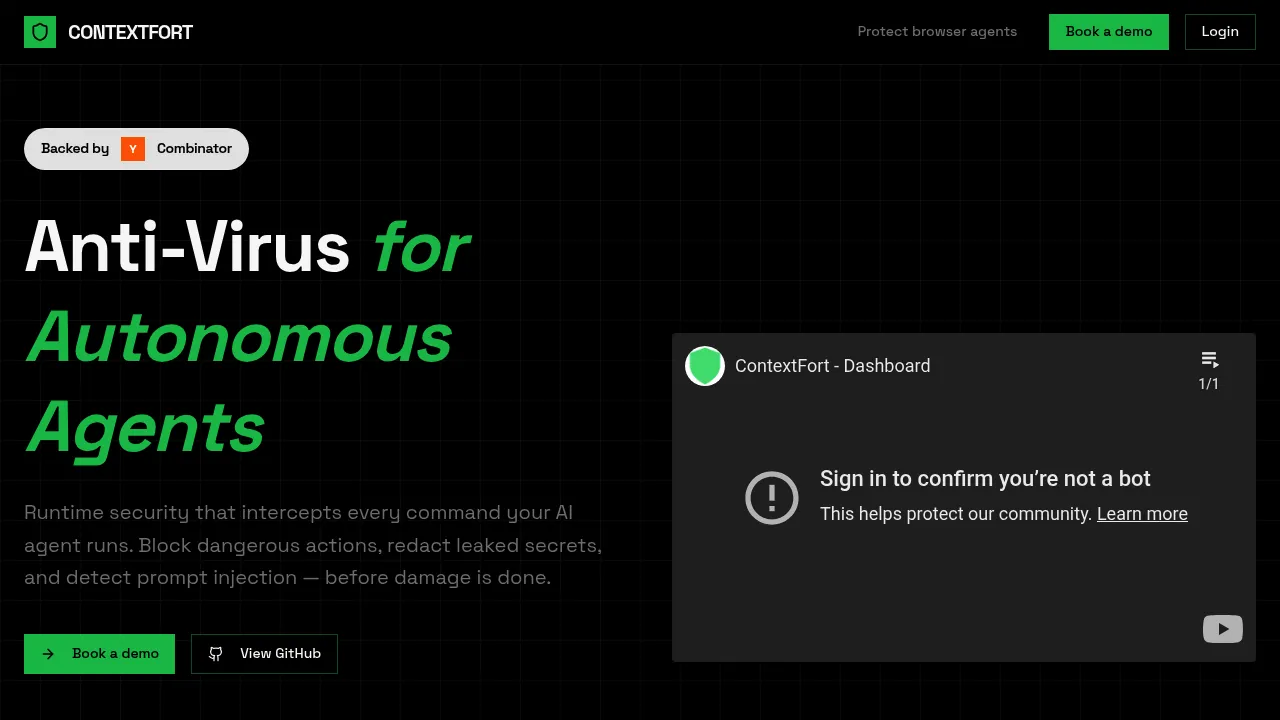 ContextFort screenshot