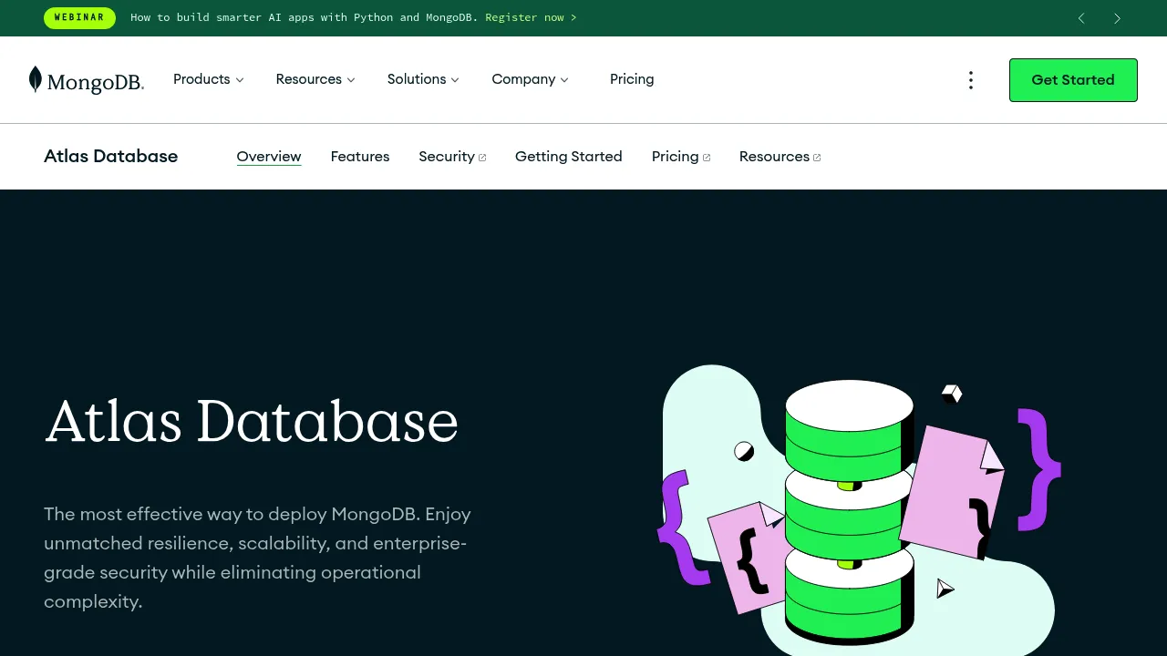 MongoDB Database screenshot