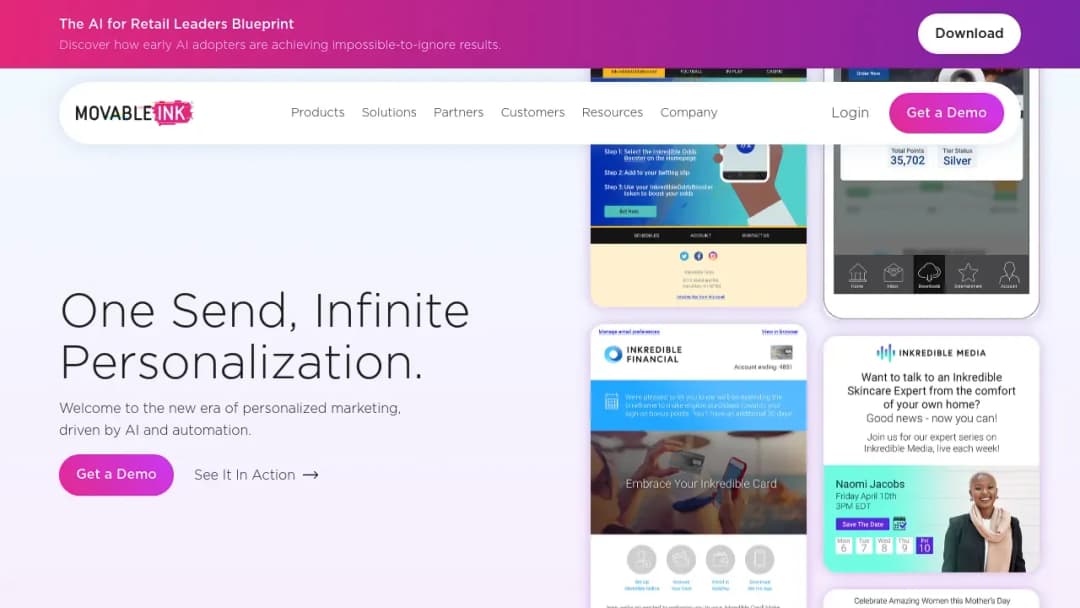 Movable Ink screenshot
