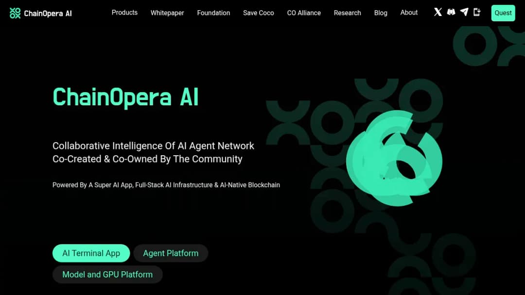 ChainOpera AI screenshot