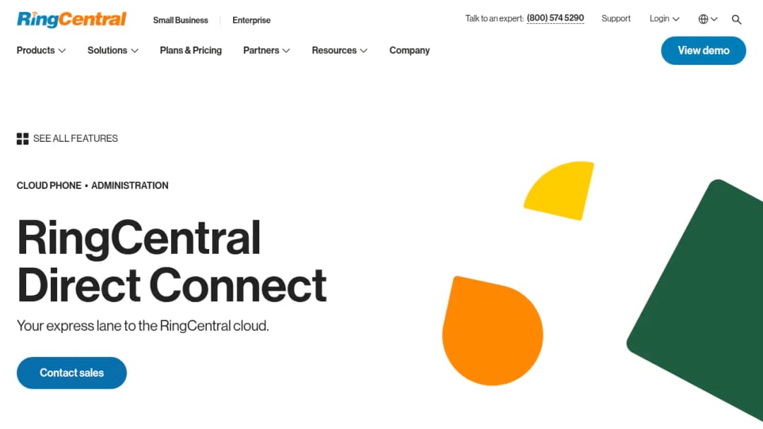 RingCentral CloudConnect screenshot