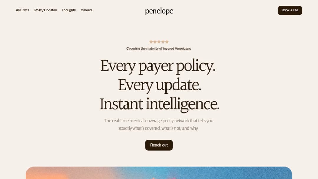 Penelope Health screenshot