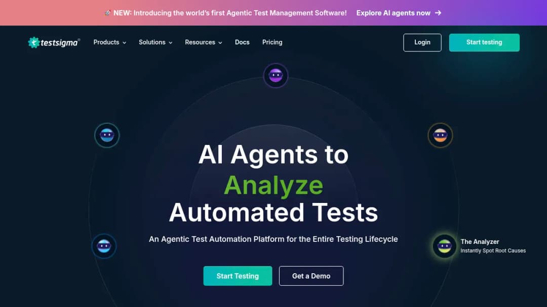 Testsigma screenshot