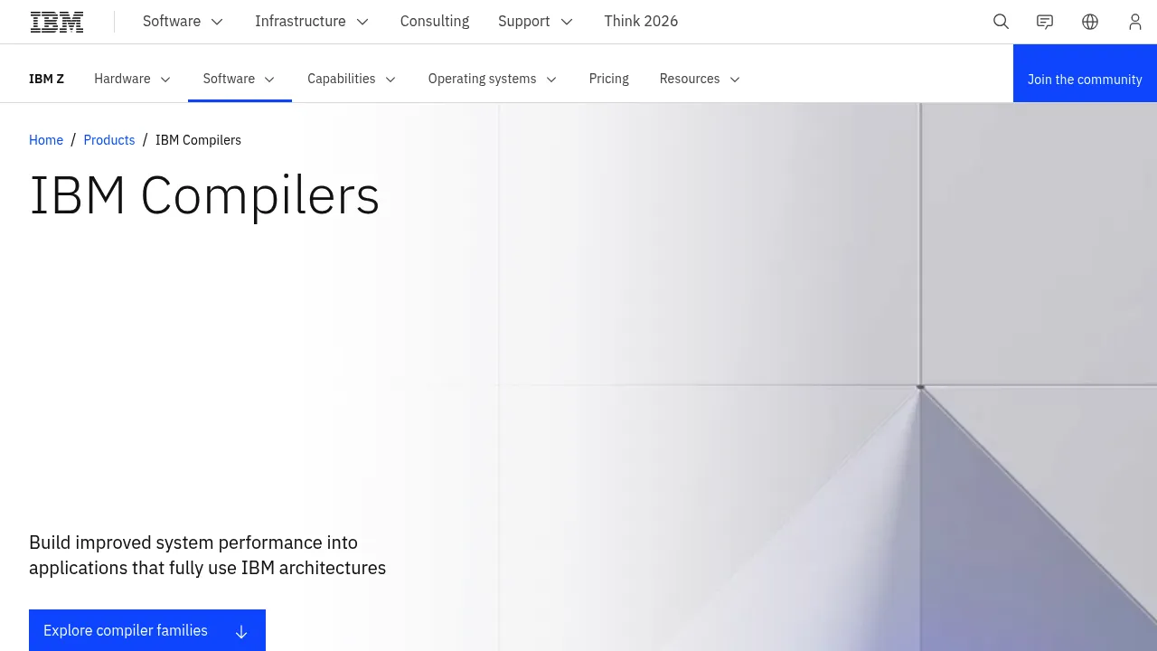 IBM Compilers screenshot