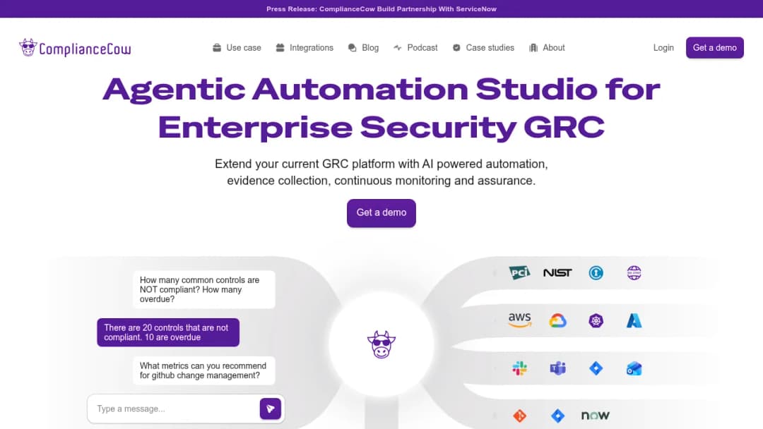 ComplianceCow screenshot