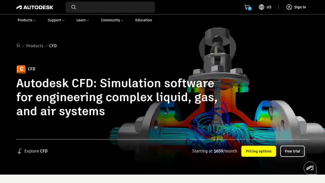 Autodesk CFD screenshot