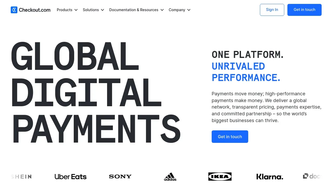 Checkout.com screenshot