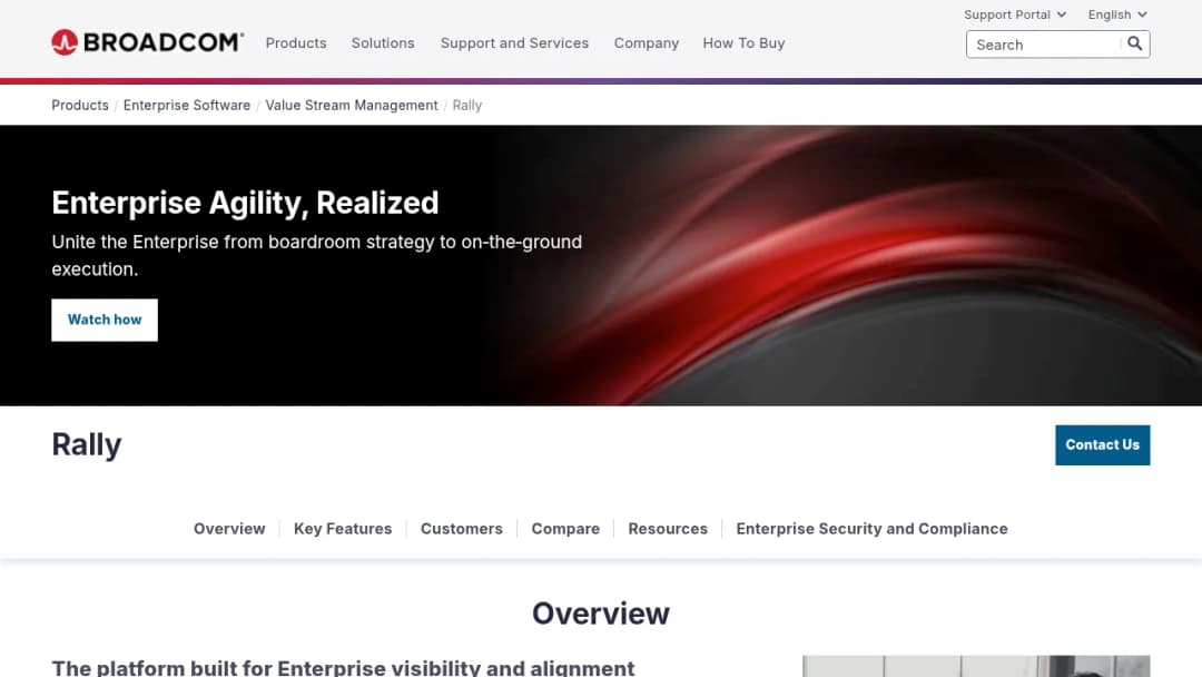 Broadcom Rally screenshot