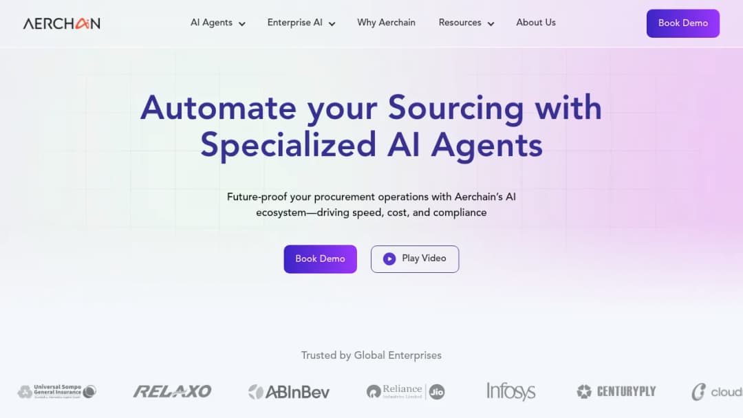 Aerchain screenshot