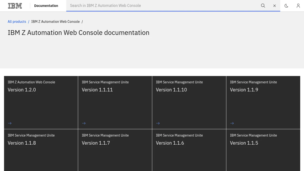 IBM Service Management Unite screenshot