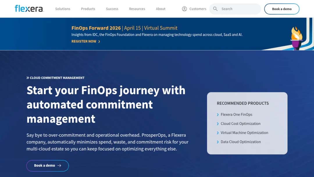 Flexera Cloud Commitment Management screenshot