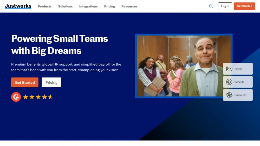 Justworks screenshot