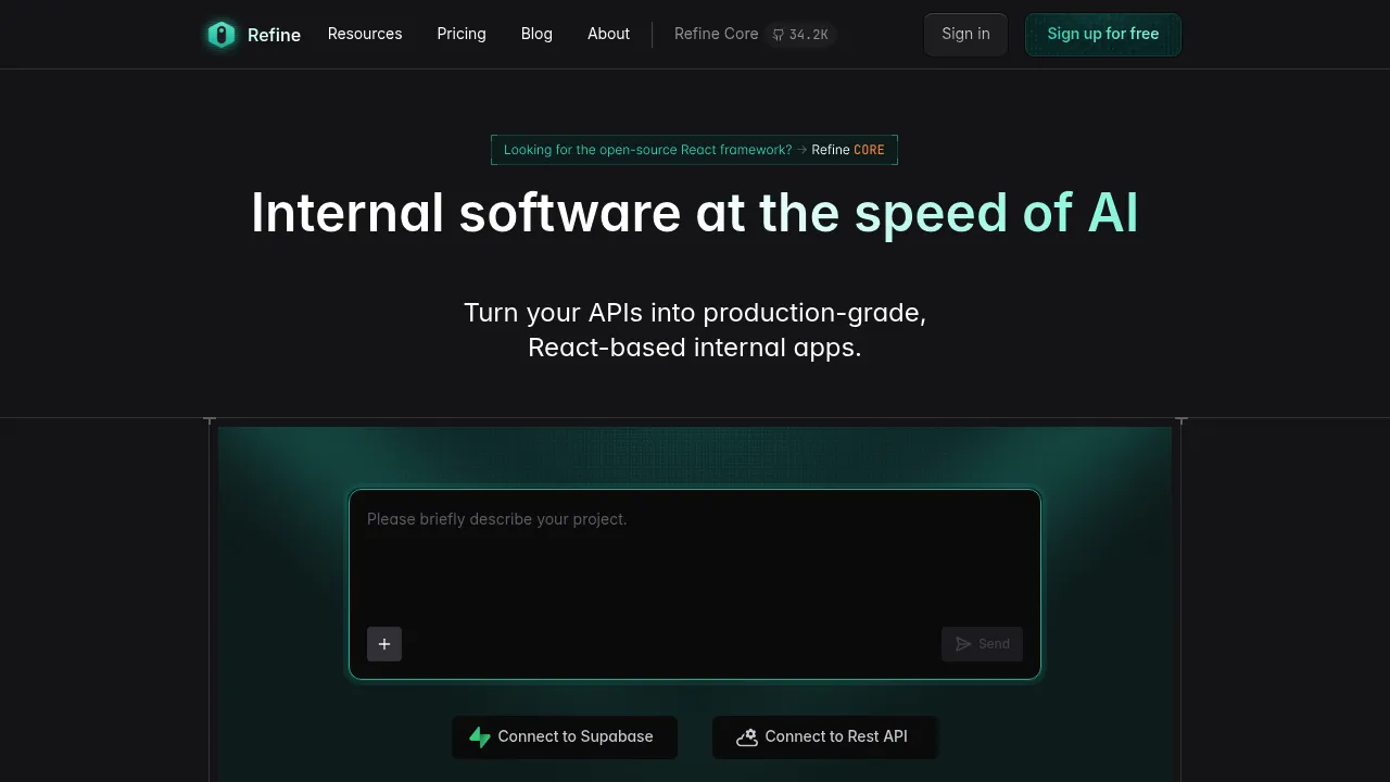 Refine screenshot