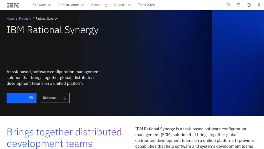 IBM Rational Synergy screenshot