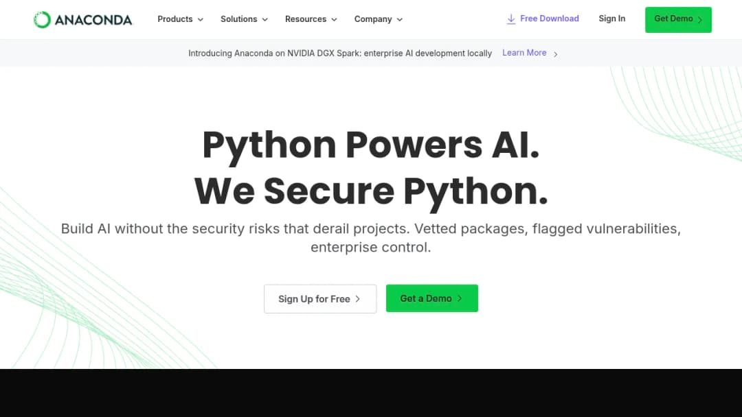 Anaconda screenshot