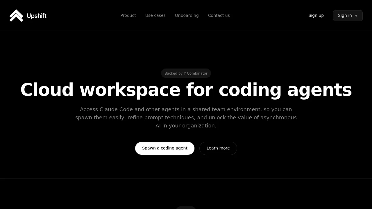 Upshift screenshot