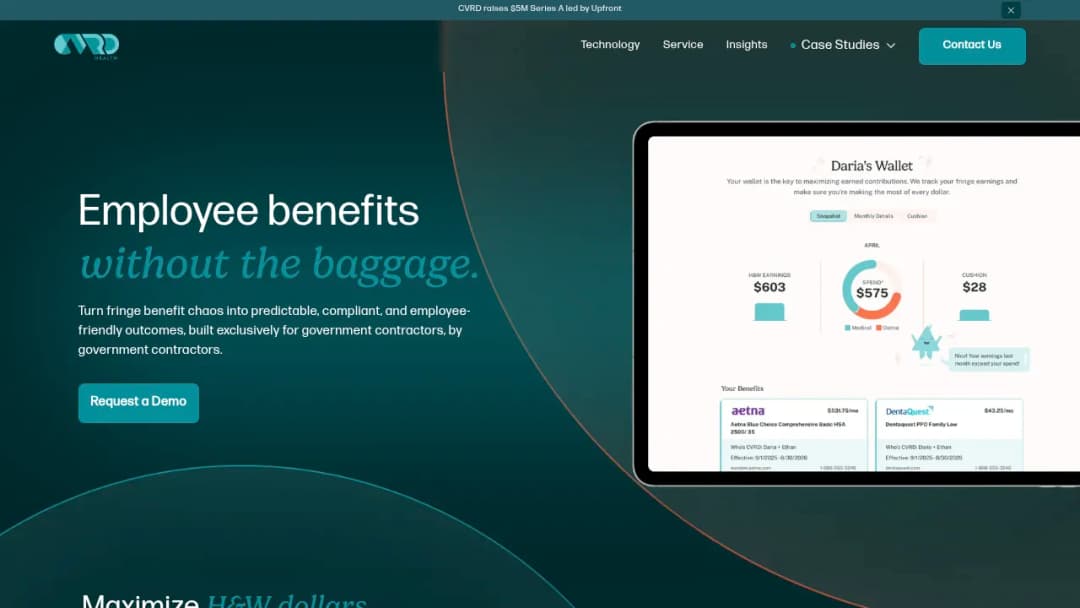 CVRD Health screenshot