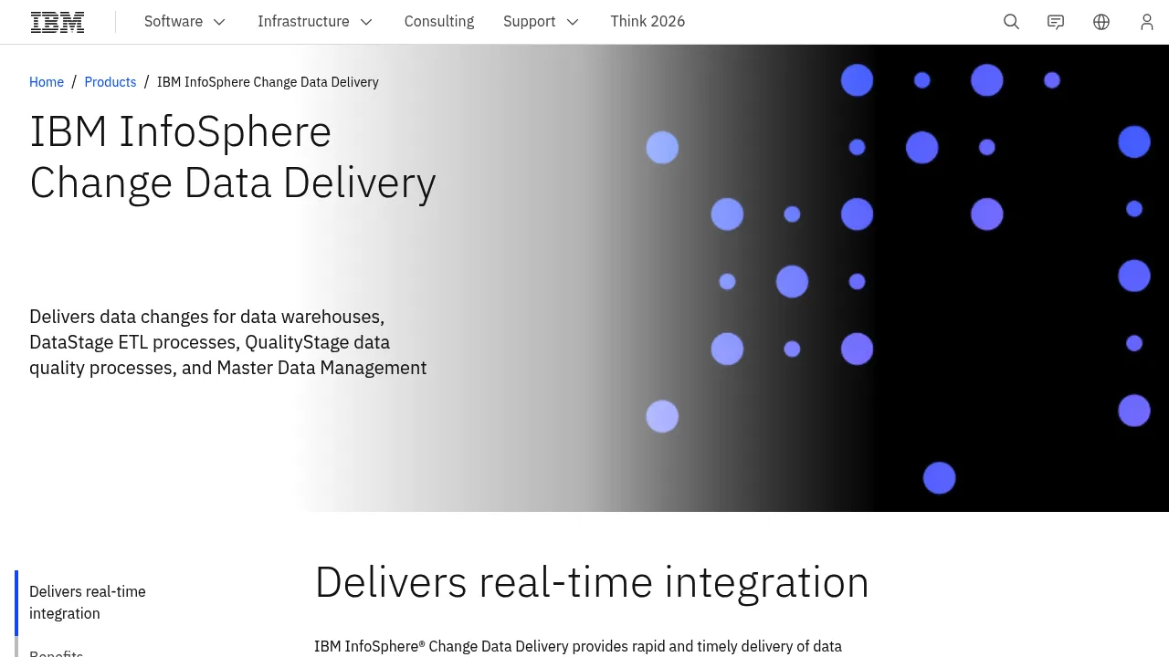 IBM Infosphere Change Data Delivery screenshot