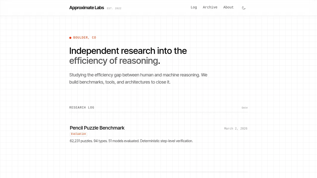 Approximate Labs screenshot
