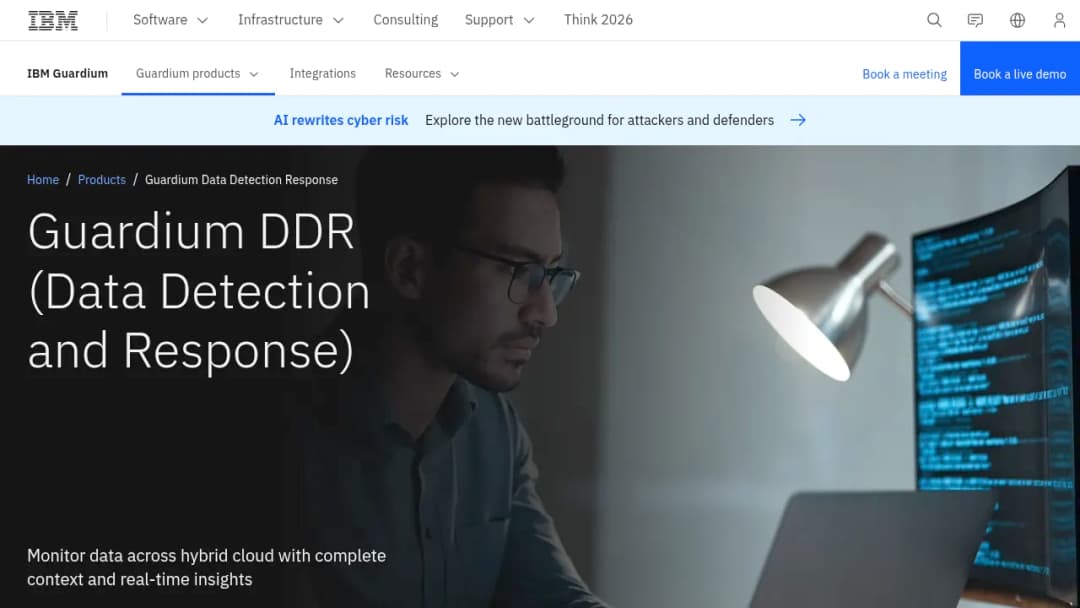 IBM Guardium Data Detection Response screenshot