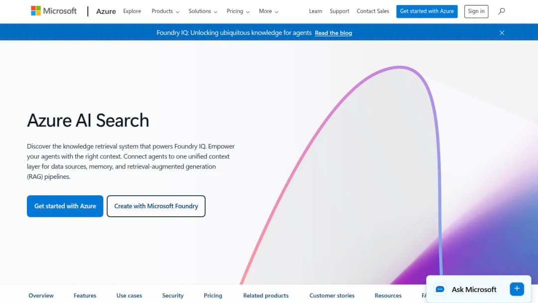 Azure AI Search screenshot