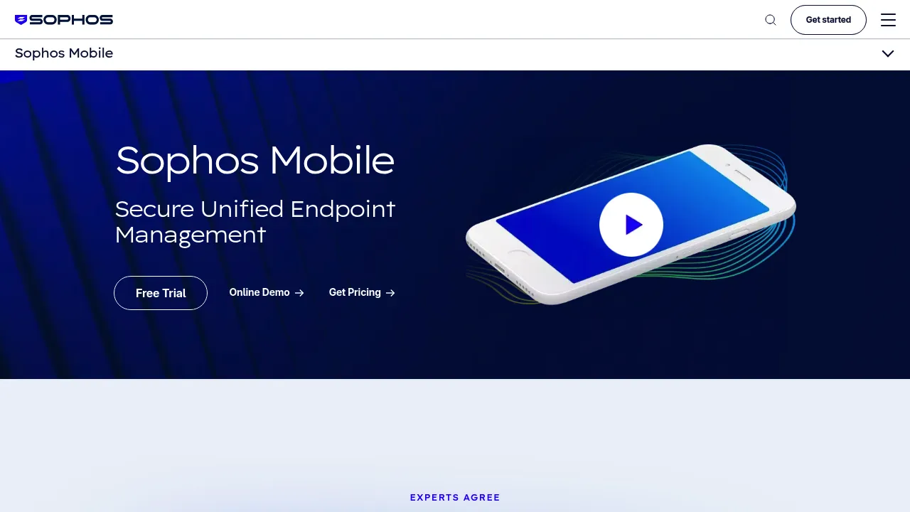 Sophos Mobile screenshot