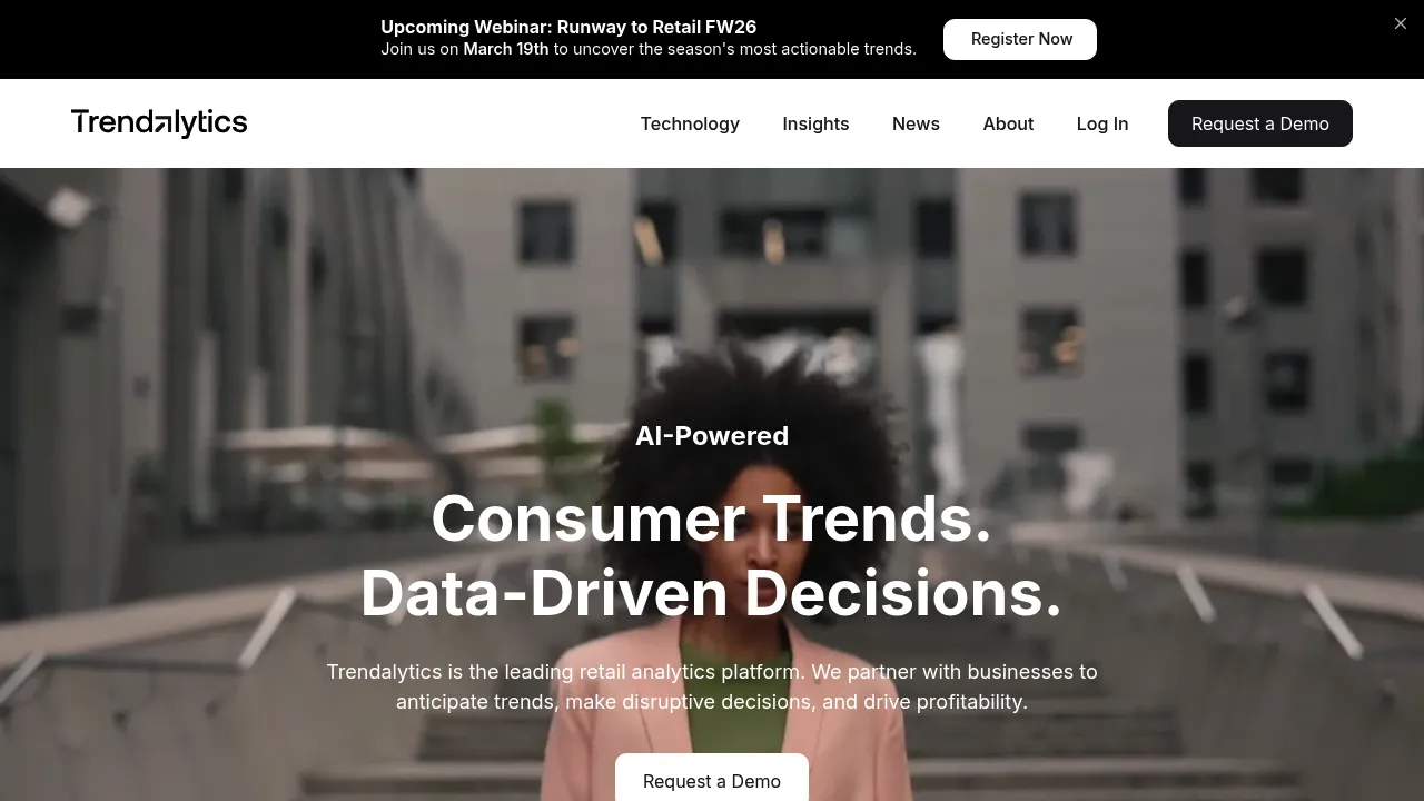 Trendalytics screenshot