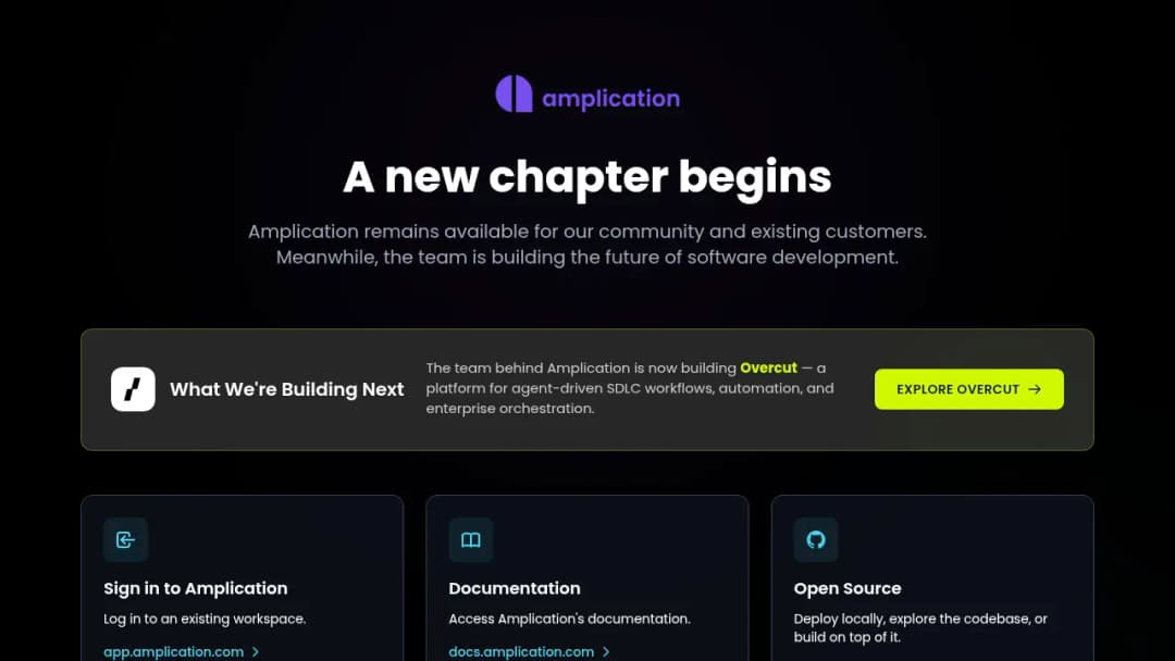 Amplication screenshot