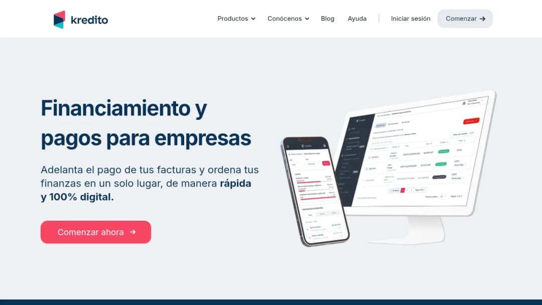Kredito screenshot