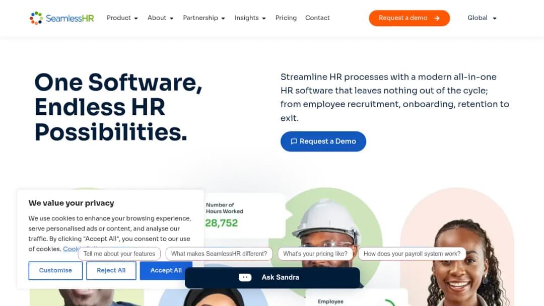 SeamlessHR screenshot