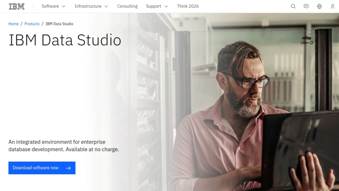 IBM Data Studio screenshot