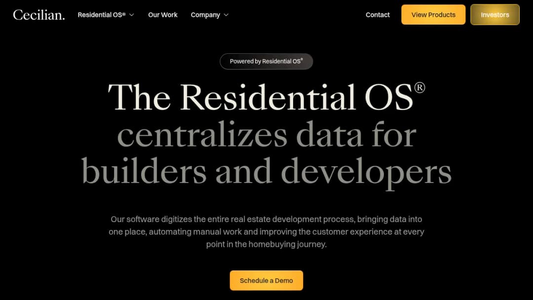 Cecilian Partners, Inc. screenshot