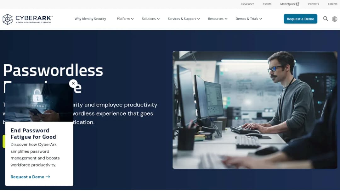 CyberArk Passwordless screenshot