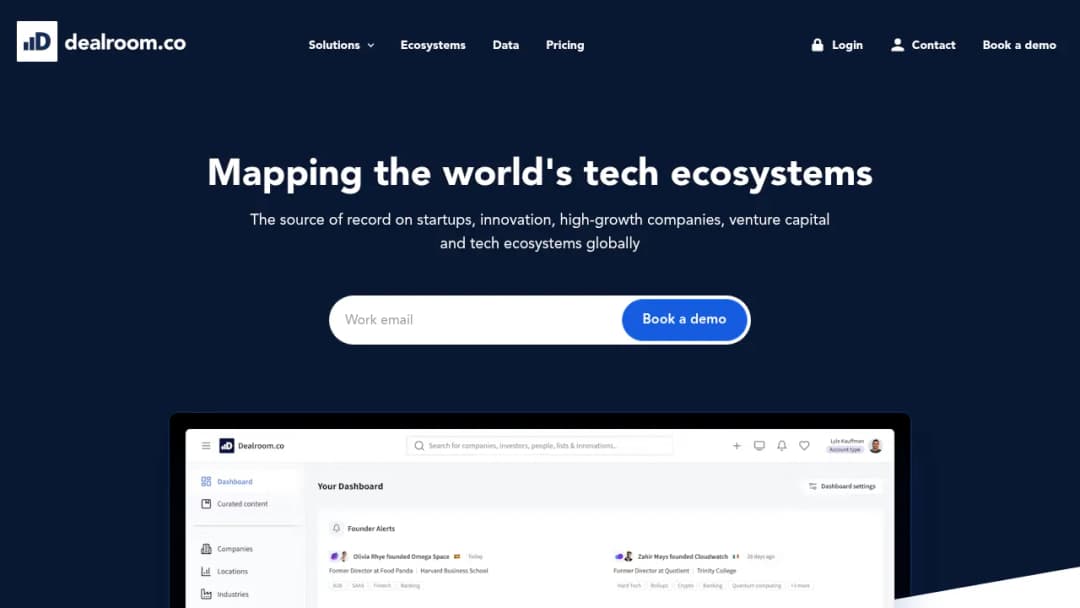 Dealroom screenshot