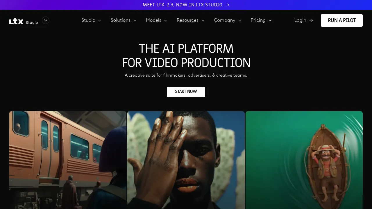 LTX Studio screenshot