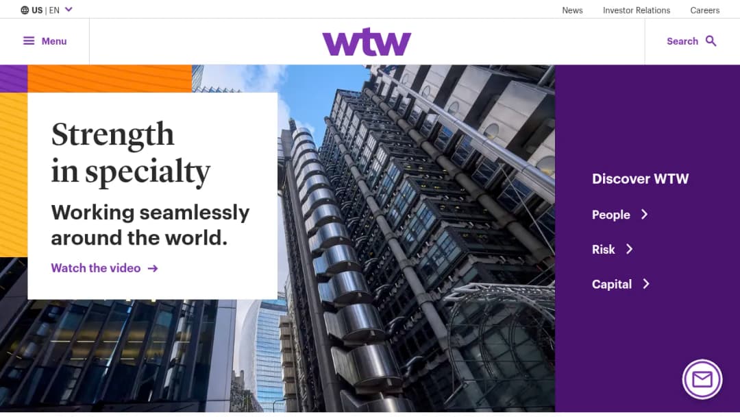 Willis Towers Watson screenshot